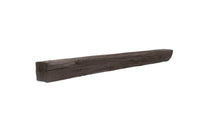 Cabin Pine Non-Combustible Concrete Mantel Shelf Roasted Chestnut Finish