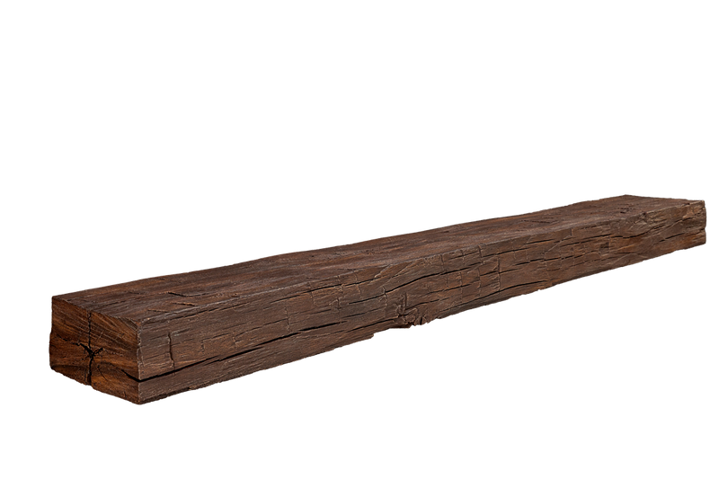 Smokehouse Non-Combustible Concrete Mantel Shelf Maduro Finish