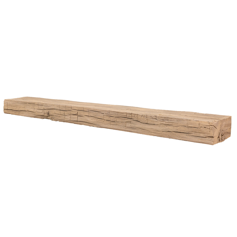 Smokehouse Non-Combustible Concrete Mantel Shelf Pale Honey Finish
