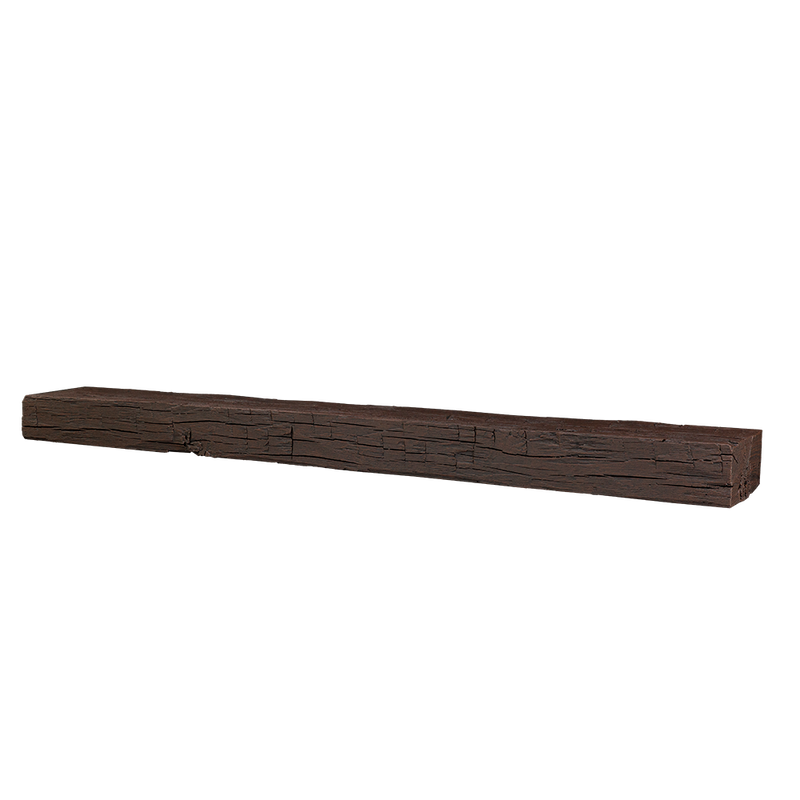 Smokehouse Non-Combustible Concrete Mantel Shelf Roasted Chestnut Finish
