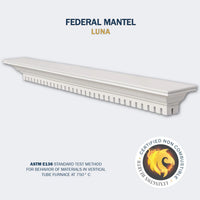 Federal Non-Combustible Mantel Shelf Luna Finish