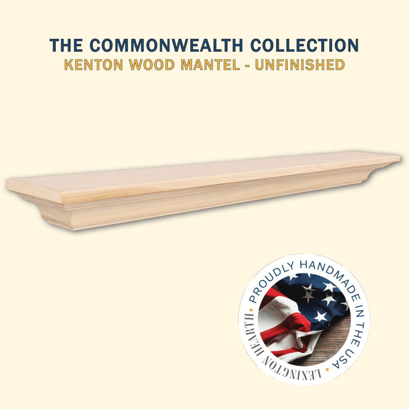 Kenton Wood Mantel Shelf Kit Unfinished