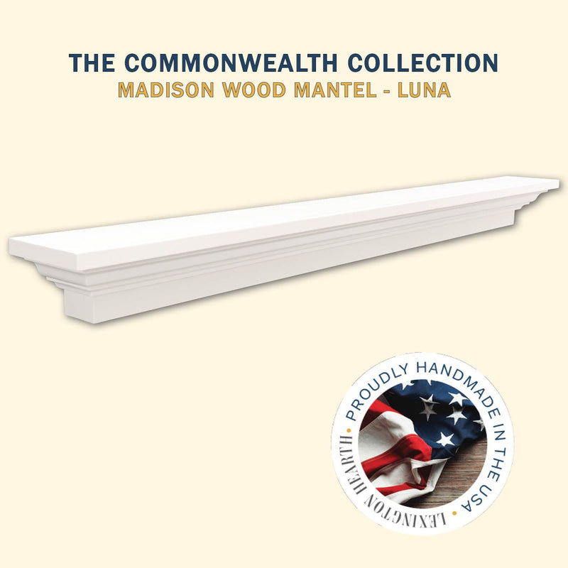 Madison Wood Mantel Shelf Kit Luna