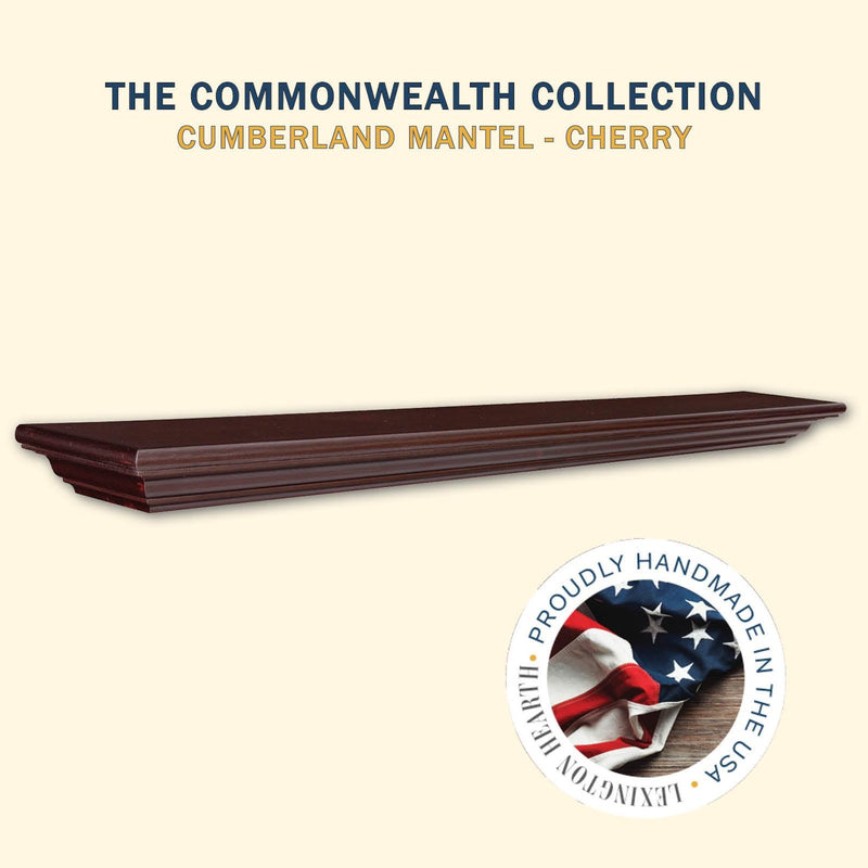 Cumberland Wood Mantel Shelf Kit Cherry