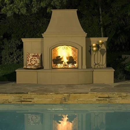 American Fyre Designs Grand Phoenix 113" Vented Outdoor Gas Fireplace