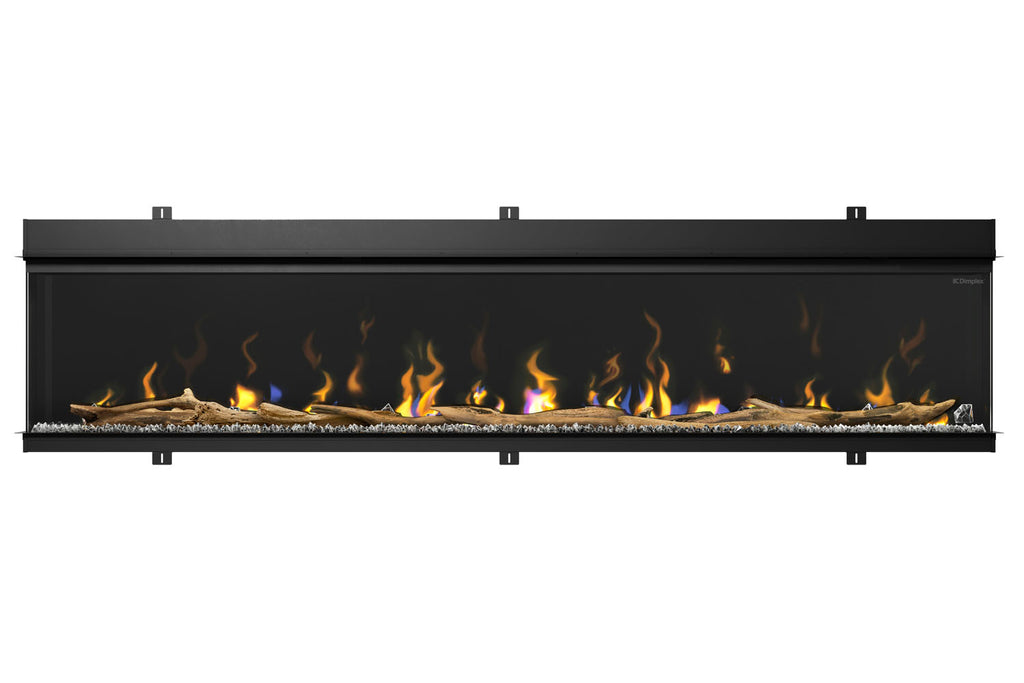 Dimplex IgniteXL Bold 100" Smart Linear Multi-Side View Built-In Electric Fireplace - Model XLF10017-XD