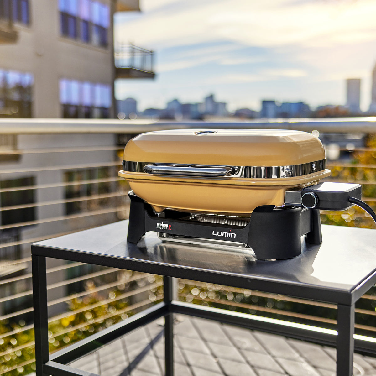 Lumin Compact Electric Grill - GOLDEN YELLOW