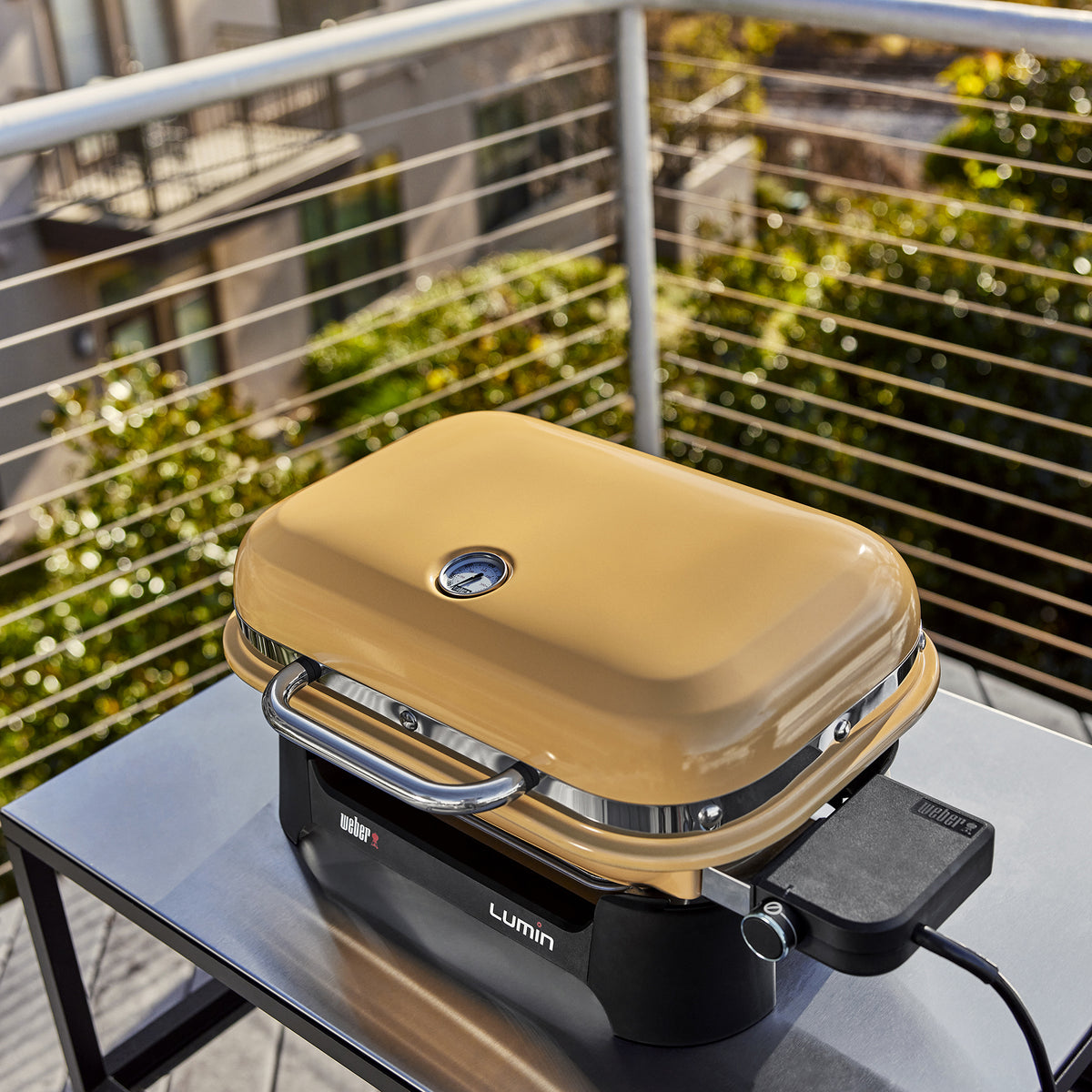 Lumin Compact Electric Grill - GOLDEN YELLOW