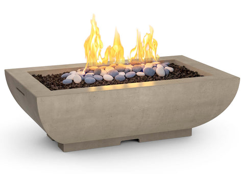 50″ Bordeaux Rectangle Fire Bowl