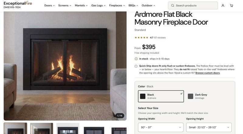 ARDMORE / SMALL/ WIDTH: 30-37" - HEIGHT: 22 1/2- 29 1/2" (Copy)