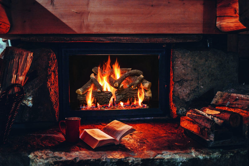 18" Arizona Weathered Oak Charred Vented Gas Log Set | Grand Canyon