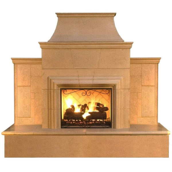 American Fyre Designs Grand Cordova 110" Vent-Free Outdoor Gas Fireplace