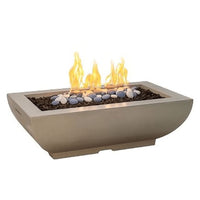 American Fyre Designs Bordeaux 50" Rectangle Gas Fire Bowl
