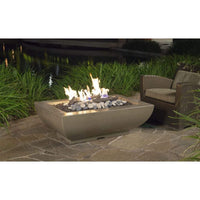 American Fyre Designs Bordeaux 50" Rectangle Gas Fire Bowl