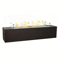 American Fyre Designs Milan 72" Low Linear Gas Fire Table