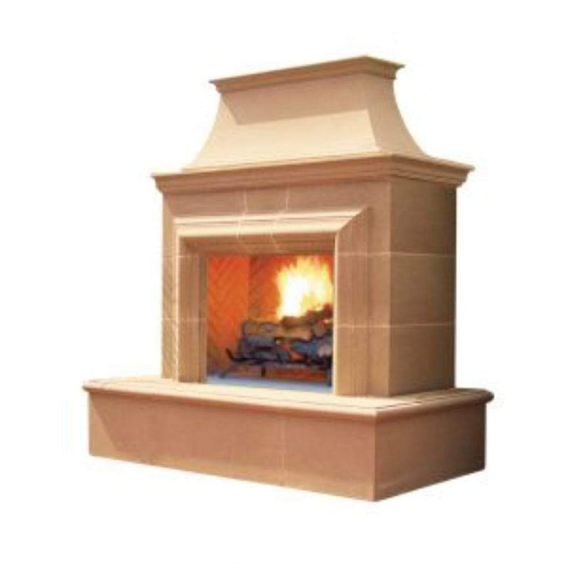 American Fyre Designs Reduced Cordova 82" Vent-Free Outdoor Gas Fireplace