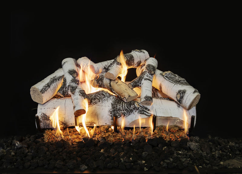 30" Quaking Aspen Vented Gas Log Set | Grand Canyon