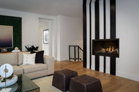 Napoleon Ascent Linear Premium 42 gas fireplace lifestyle shot