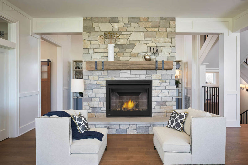 Napoleon Ascent X 42 gas fireplace lifestyle shot