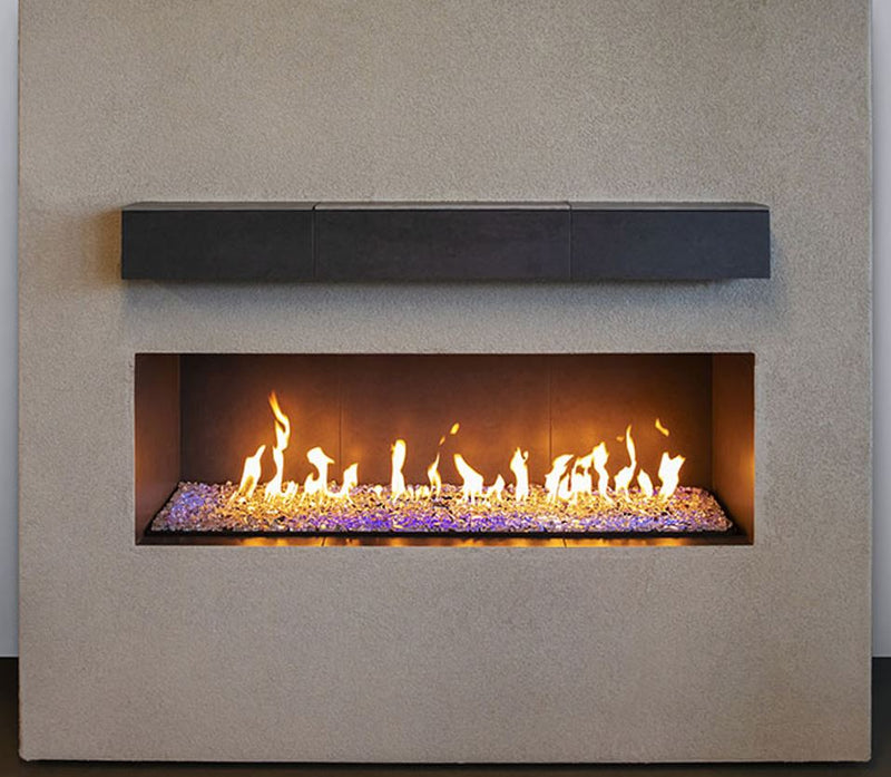 Grand Canyon Bedrock 60" Contemporary Linear Drop-In Vented Gas Burner & Case