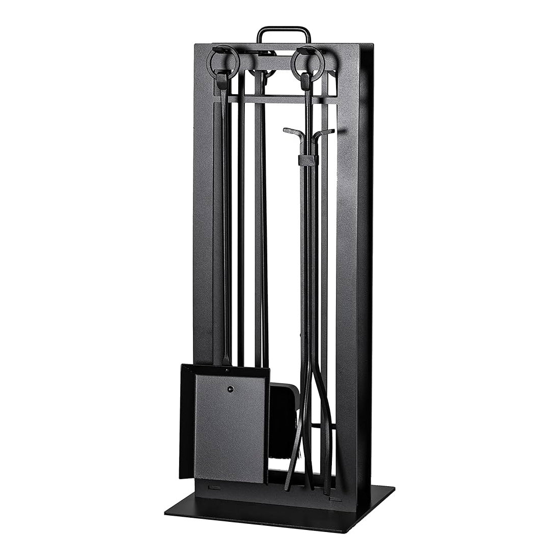 Fireplace Tool Set by Design Specialties Carolina Window Pane – 3/16” Laser-Cut Steel, 21 Finish Colors