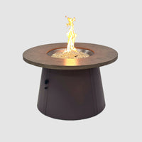 Cirvalo Round Gas Fire Pit Table — manufacturer product photograph 1; selected configuration shown