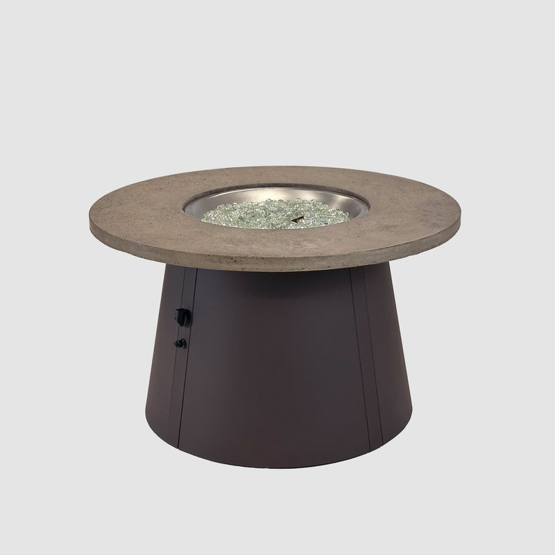 Cirvalo Round Gas Fire Pit Table — manufacturer product photograph 2; selected configuration shown