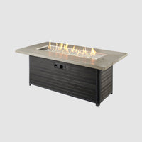 Cedar Ridge Linear Gas Fire Pit Table — manufacturer product photograph 1; selected configuration shown