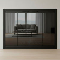 Cabot - Steel Masonry Fireplace Glass Doors | Custom