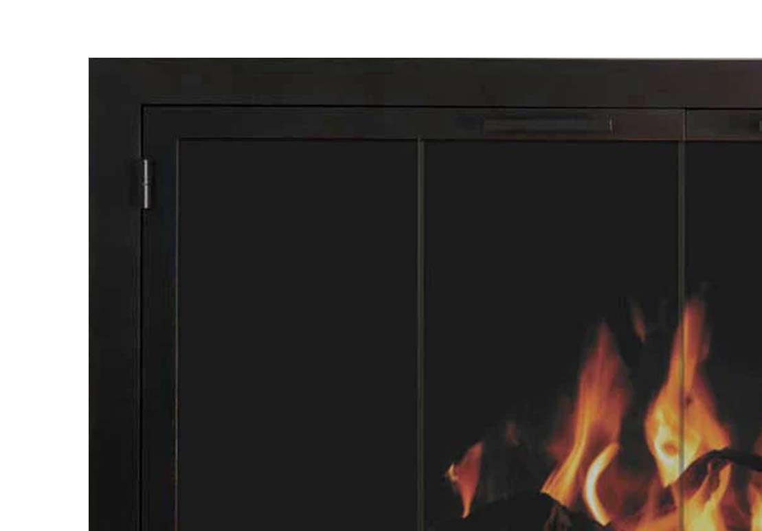 Carolina - Masonry & Prefab Steel Fireplace Glass Doors