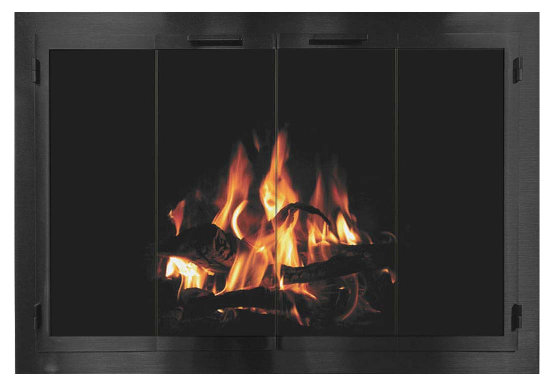 Carolina - Masonry & Prefab Steel Fireplace Glass Doors