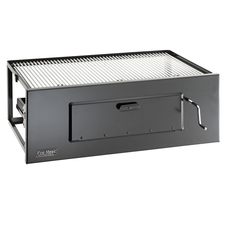 Fire Magic Lift-A-Fire 24-Inch Built-In Charcoal Grill