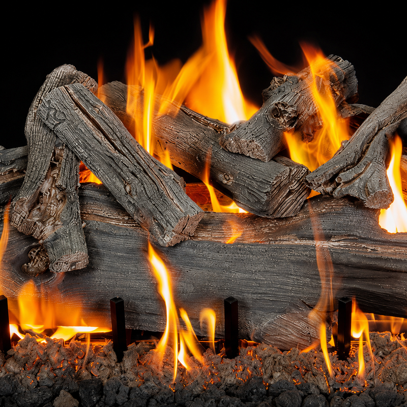 36" Western Driftwood Outdoor Gas Log Set | Grand Canyon