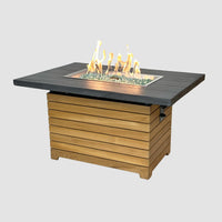 Darien 42-Inch Rectangular Gas Fire Pit Table — manufacturer product photograph 1; selected configuration shown