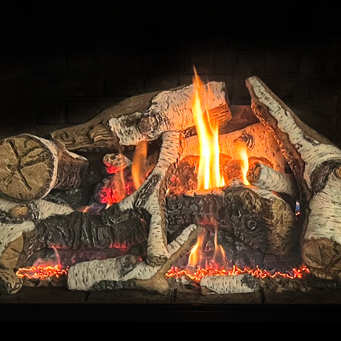 Empire Rushmore 50 with birch log set