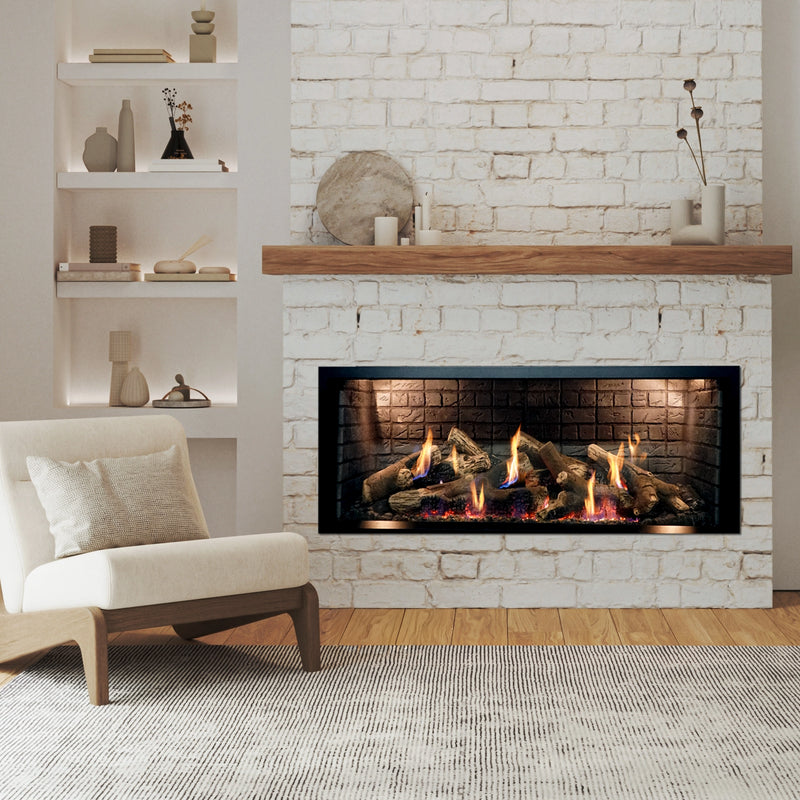 Empire White Mountain Hearth McKinley 60" Direct Vent Linear Gas Fireplace - Model DVCTL60CFP95N