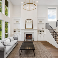 Empire Tahoe Clean-Face Luxury with rustic brick liner, full view