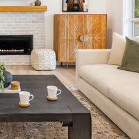 Empire DVL Linear flame and glass close-up (series image)
