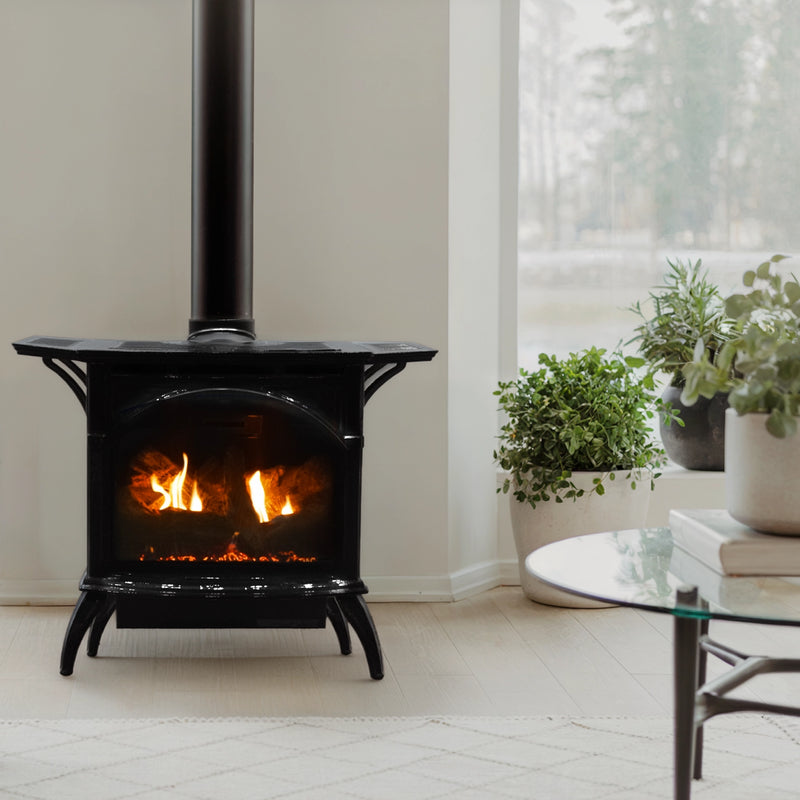 Empire Medium Cast Iron 30" Direct Vent Gas Stove - Model DVP30CC