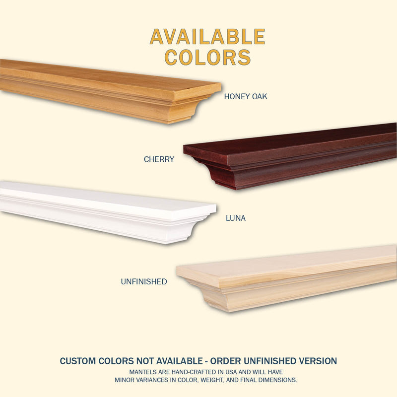 Kenton Wood Mantel Shelf Kit Cherry