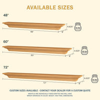Kenton Wood Mantel Shelf Kit Luna