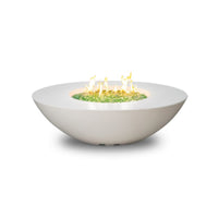 Calais 60" Oval Concrete Fire Pit Table | American Fyre Designs — view 2