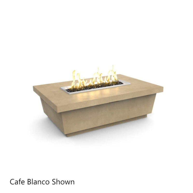 Contempo 52" Rectangle Concrete Fire Pit Table | American Fyre Designs — view 2