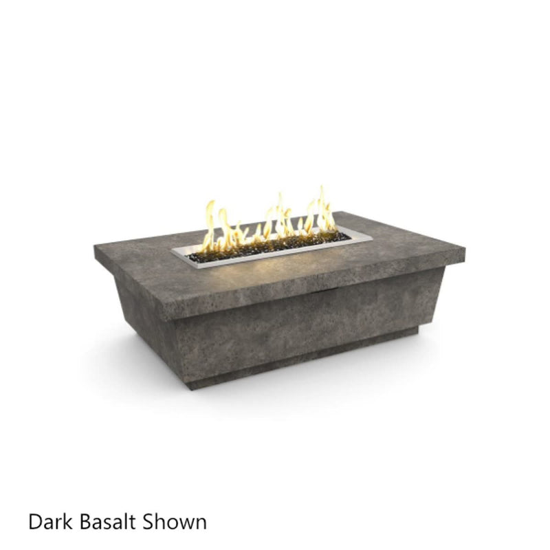 Contempo 52" Rectangle Concrete Fire Pit Table | American Fyre Designs — view 3
