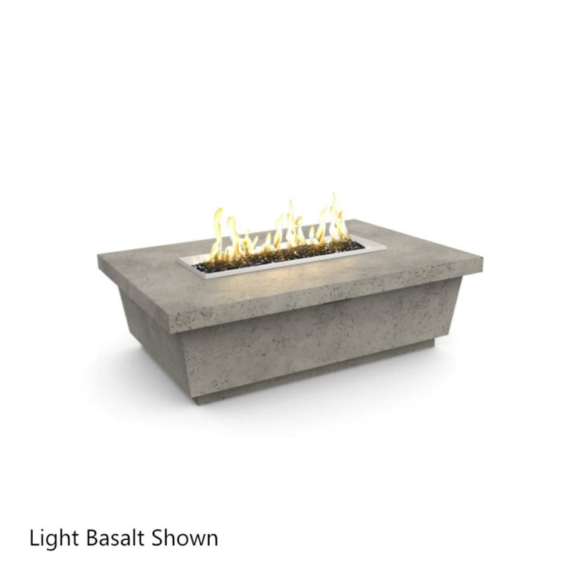 Contempo 52" Rectangle Concrete Fire Pit Table | American Fyre Designs — view 4