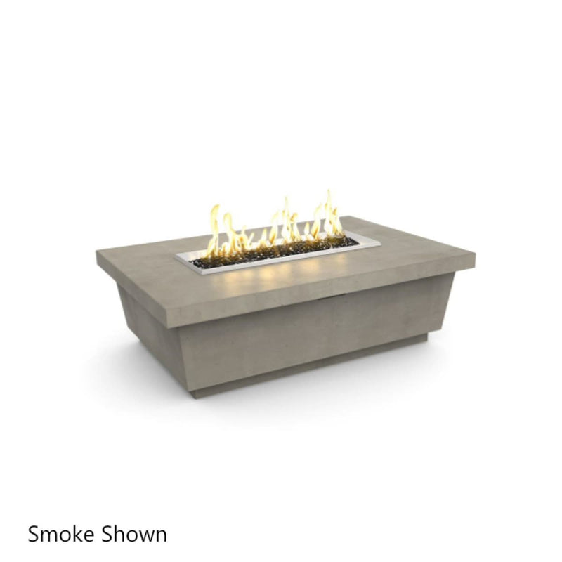 Contempo 52" Rectangle Concrete Fire Pit Table | American Fyre Designs — view 5