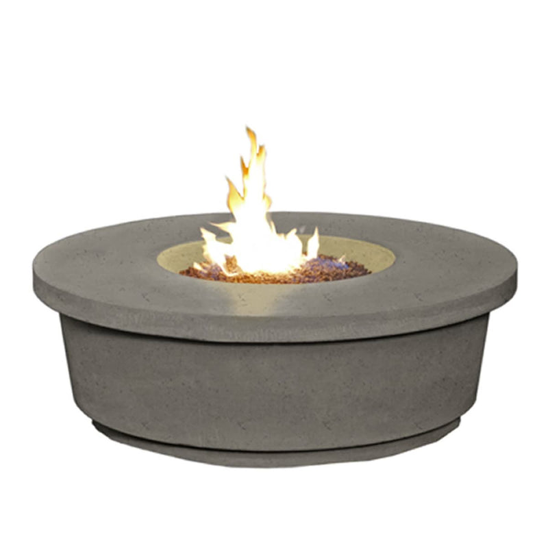 Contempo 47" Round Concrete Fire Pit Table | American Fyre Designs — view 2