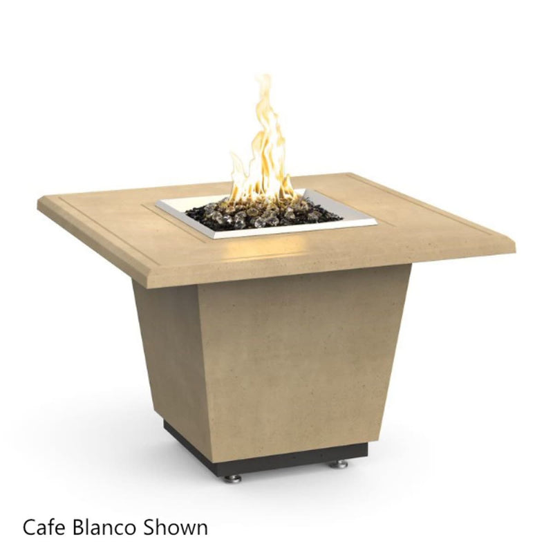 Cosmopolitan 36" Square Concrete Fire Pit Table | AFD — view 2