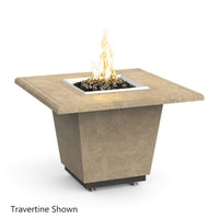 Cosmopolitan 36" Square Concrete Fire Pit Table | AFD — view 6
