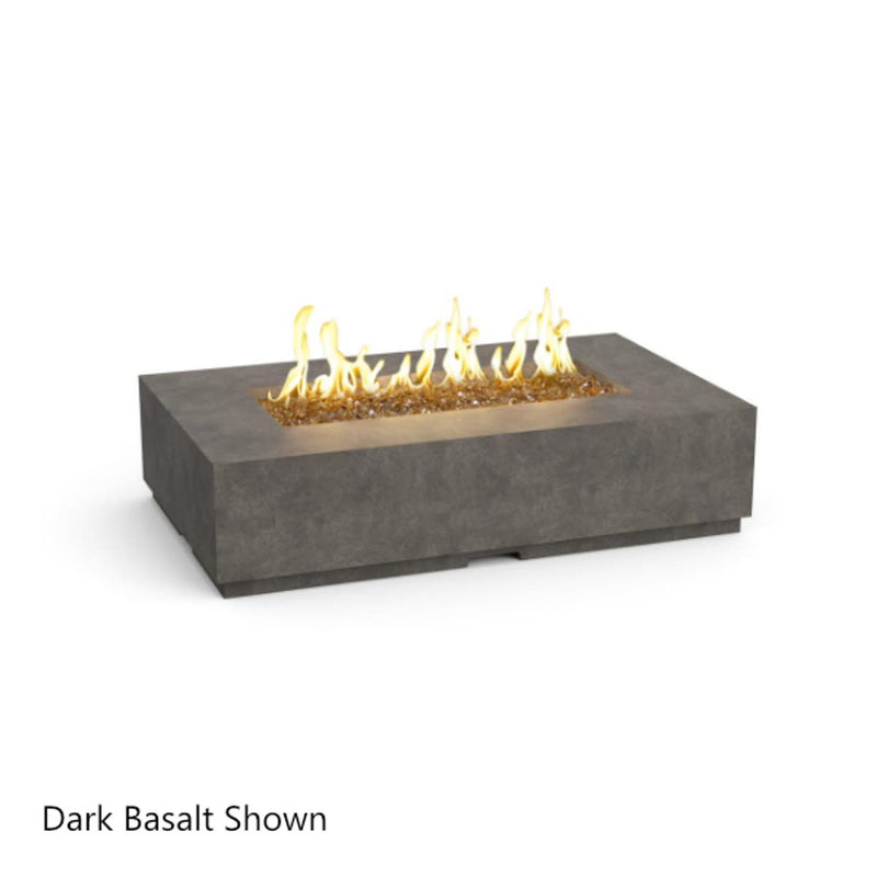 Legend 60" Rectangle Concrete Fire Pit Table | American Fyre Designs — view 3